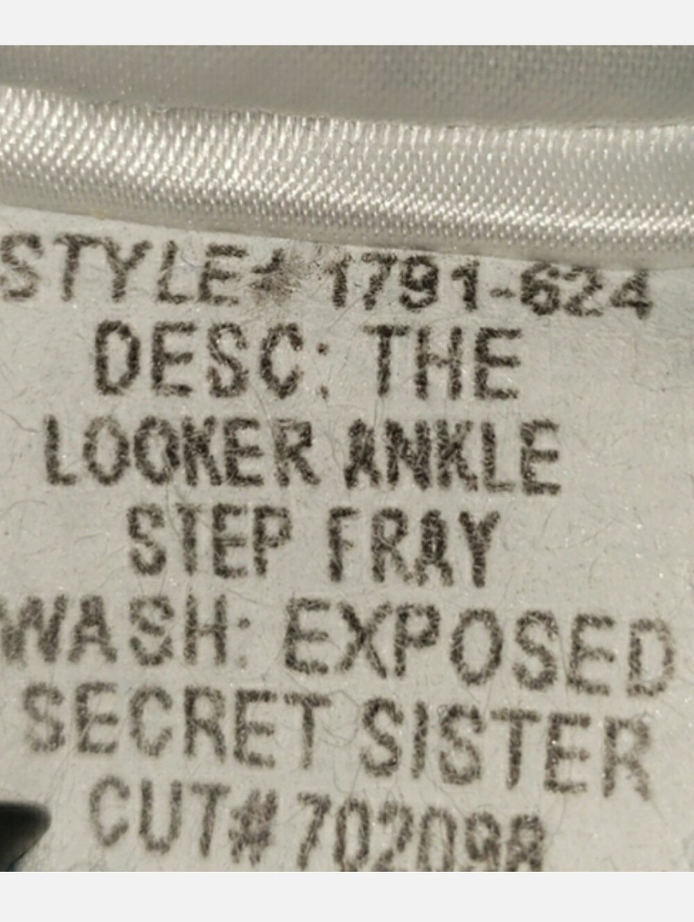 Mother The Looker Ankle Step Fray Jeans In Exposed Secret Sister - Picture 10 of 11
